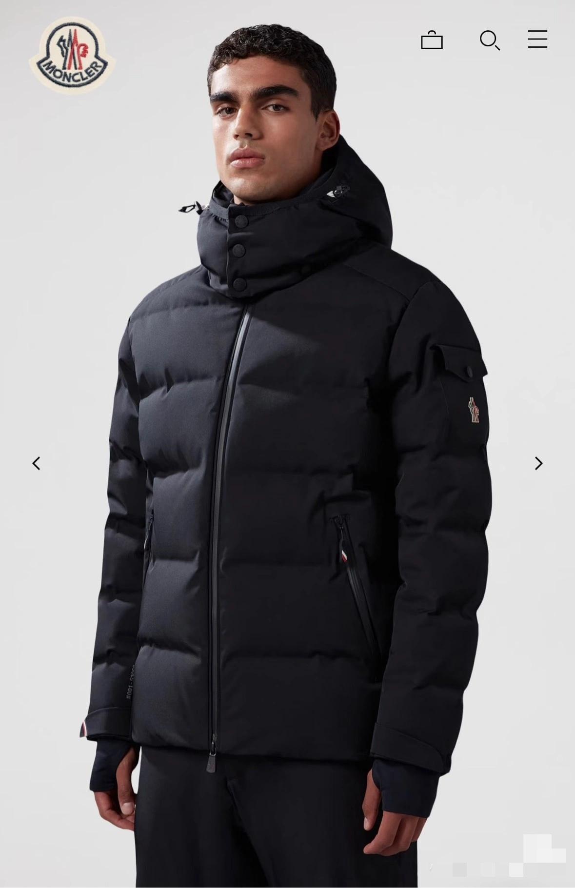 wg.luxury- 7o9385r Down jacket 90 white duck down 2colour item:E-F524J3012-2